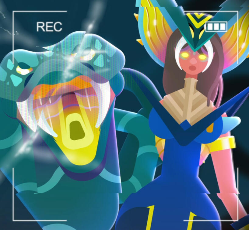 Fan Art for Sinix Design&#39;s Chroma Corps Competition 2023. Made using Adobe Illustrator.